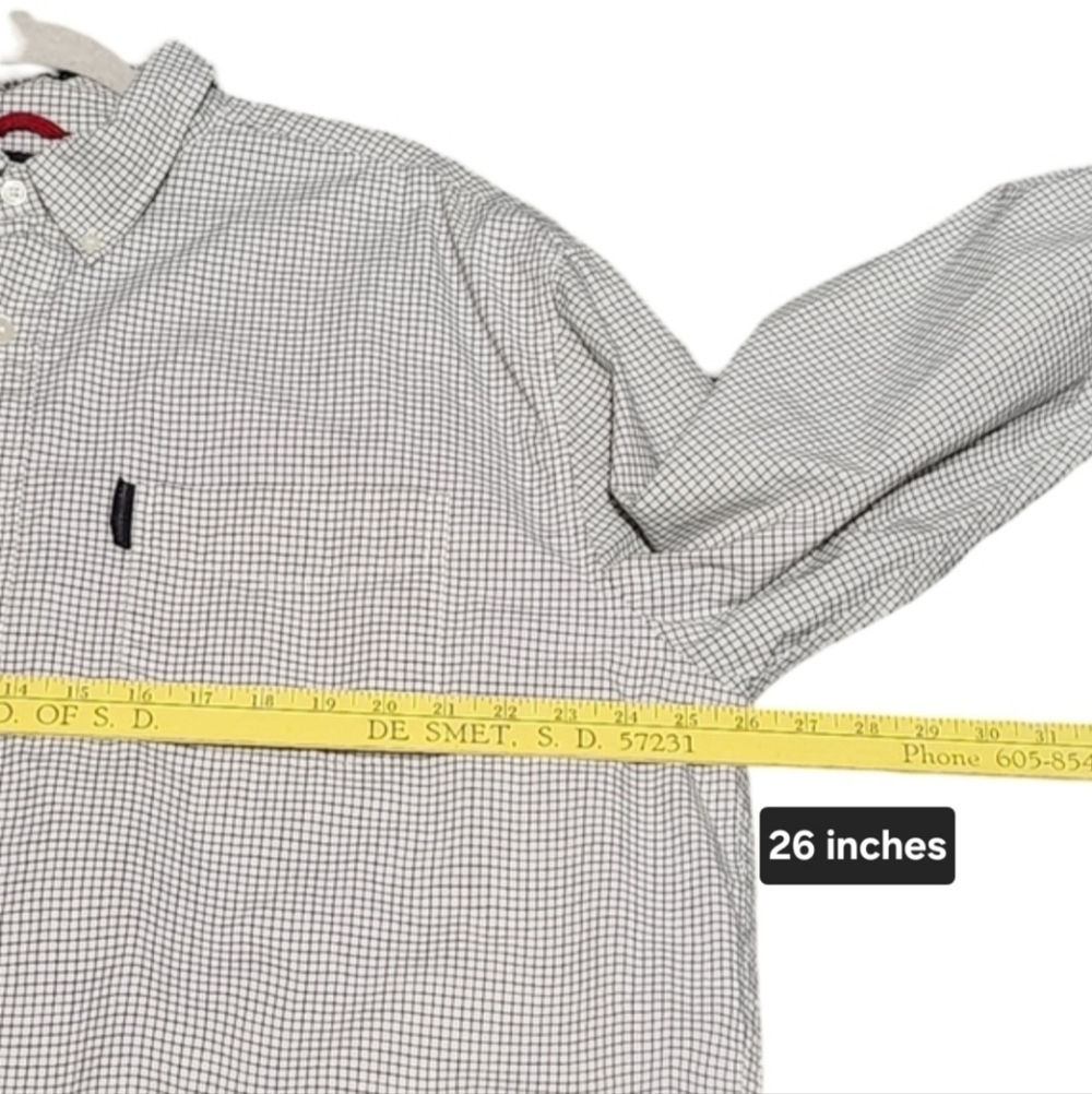ABERCROMBIE FITCH Mens Button Down Shirt Extra Large Cream Preppy Y2K - Picture 9 of 13